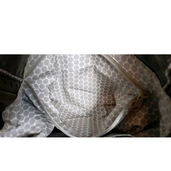 Brighton Metallic Pewter Anju Masterpiece Collection Leather Shoulder Bag EUC - Picture 11 of 13